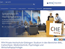 Tablet Screenshot of pfh.de